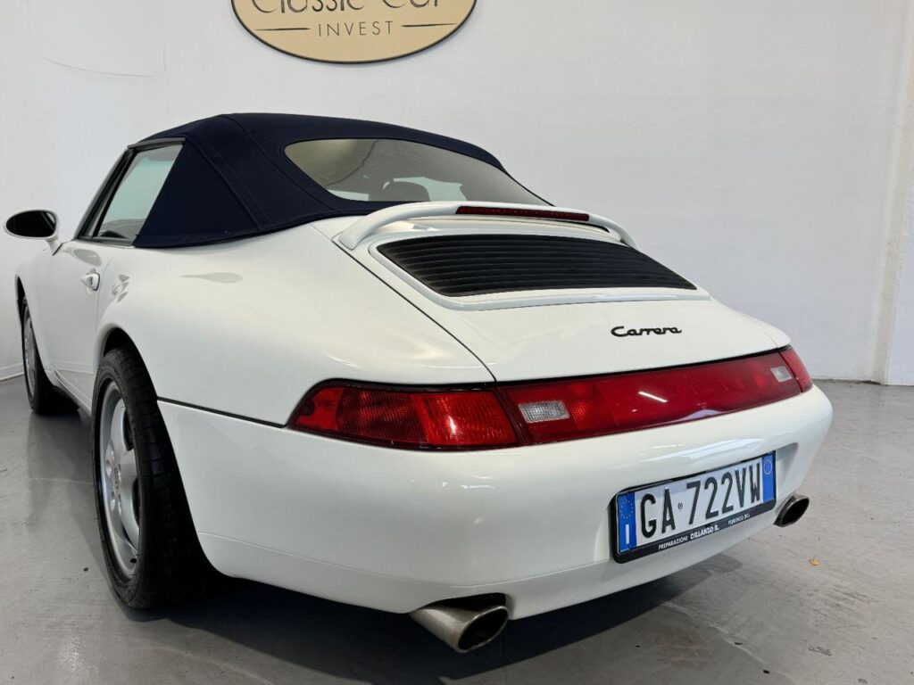 PORSCHE 993 Carrera cat Cabriolet ISCRITTA ASI CAPPOTTA BLU